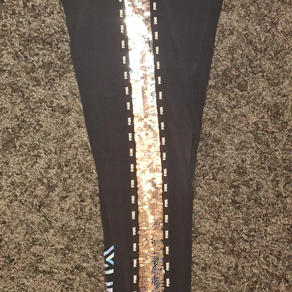 Womens Victorias Secret Mermaid Bling TEE & Leggings Set Sz M/L - Picture 13 of 16